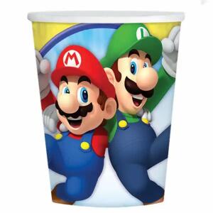 Pappbecher SUPER MARIO  250ml 8er, Amscan