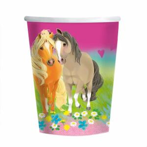 Pappbecher Pretty Pony  250ml 8er, Amscan