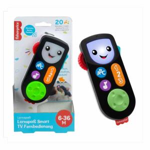 Fisher-Price Lernspaß  Smart TV Fernbedienung, 3 Knopfzellen AG13 (LR44), enthalten, ab 6 Monaten, MATTEL