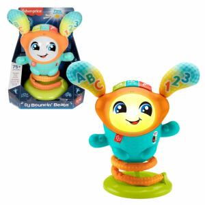 Musikspielzeug  DJ Bouncin Beats, mit Licht und Sound, mit mehr als 75 Songs und Sounds, 4x AA Batterien benötigt und enthalten,, ab 9 Monaten,, fisher-price