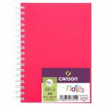 Skizzenbuch Notes A6  50 Blatt 120g pink, mit...