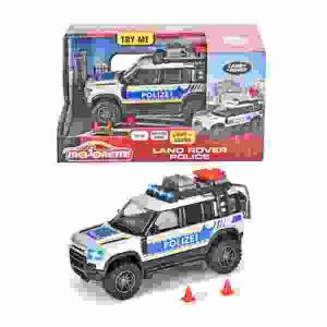 majorette Land Rover  Polizei, ab 3 Jahren, 2 Batterien AA Alkaline enthalten,, Simba-Dickie