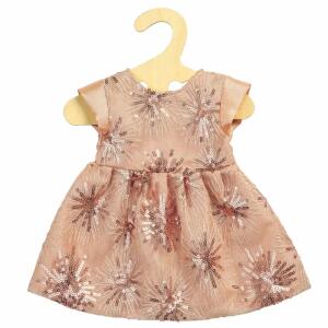 Heless Glitzerkleid  rosé/gold Gr.28-35cm, für Puppen und Plüschtiere, ab 3 Jahren