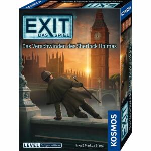 KOSMOS EXIT Das Spiel Das  Verschwinden des Sherlock, Das Verschwinden des Sherlock Holmes,, Anzahl Spieler: 1-4,, ab 12 Jahren,, Kosmos