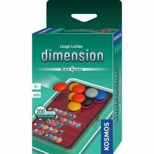Dimension Brain Games  200 Level mit ansteigendem Schwierigkeitsgrad,, jedes Level dauert etwa 5 Minuten,, ab 8 Jahren,, Kosmos