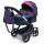 Puppenwagen Xeo Blau  Einhorn 65x37x74cm, Platz für Puppen bis zu 52cm, höhenverstellbarer Griff,, integrierter Korb der Stauraum für Zubehör bietet,, Wagen besitzt schwenkbare Vorderräder,, Wanne des Wagens kann in Fahrtrichtung als auch in Richtung, des