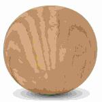 Dekokugel Holzdesign  D8cm hellbraun Keramik, aus...