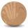 Dekokugel Holzdesign  D8cm hellbraun Keramik, aus Porzellan, Riffelmacher