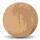 Dekokugel Holzdesign  D11cm hellbraun Keramik, aus Porzellan, Riffelmacher