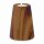 Teelichthalter Holzdesign  H12cm dunkelbraun Keramik, Durchmesser 9,3 cm, Höhe 12,3 cm, aus Porzellan, Riffelmache