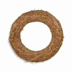 Strohkranz natur 40cm  Riffelmacher