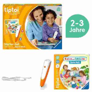 tiptoi Starter-Set Stift  und Bilderbuch Meine Welt, ab 24 Monaten,, Ravensburger