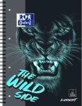 Collegeblock Wild Side  A4+ kariert 80 Blatt 90 g...