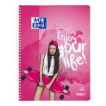 Collegeblock Skatergirl  A4+ liniert 80 Blatt 90 g Recycling-Papier Oxford
