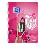 Collegeblock Skatergirl  A4+ kariert 80 Blatt, 90 g...