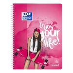 Collegeblock Skatergirl A4+ kariert 80 Blatt, 90 g...