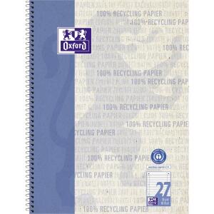 Oxford Recycling Collegeblock A4 80 Blatt, liniert mit Doppelrand,
