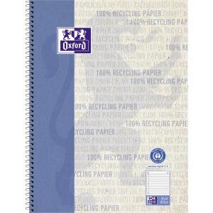 Oxford Recycling Collegeblock A4 80 Blatt, liniert Rand links,