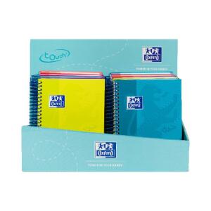 Oxford Recycling Vokabelheft A5, Lineatur 53 (2 Spalten), 32 Blatt, geheftet, Optik Paper®