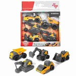 Dickie Toys Micro Workers  Volvo 9cm 5teilig,...