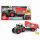 Dickie Toys Fendt Farm  Trailer 26cm, Traktor mit Kippanhänger freilaufend, 1 Heuballen,, Licht und Sound, 2x AAA Batterien enthalten,, ab 3 Jahren