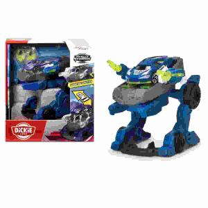 Dickie Toys Police  Trooper 12cm 1:64, aufklappbar mit Schußfunktion,, ab 3 Jahren