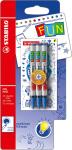 Stabilo Rollerball FUN refill blau 3ST