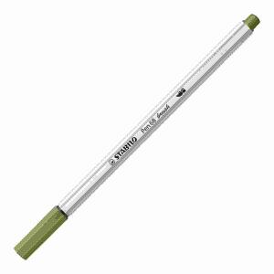 STABILO Pen 68 brush schlammgrün