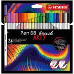STABILO Pen 68 brush 24er Kartonetui „ARTY"...