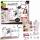 Scrapbook groß  Set enthält Scrapbook mit Schloss und Vordruck für Themen,, 22 Stickerbögen, Fotoecken, 5 Schleifenklammern,, Material für ein Schlüsselarmband,, ab 8 Jahren, LENA