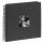 Spiralalbum 36x32cm Fine Art schwarz, Fotoalbum, 50 schwarze Seiten