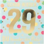Zahlenkarten mit Musik  25. Geburtstag, Motiv 34, Depesche
