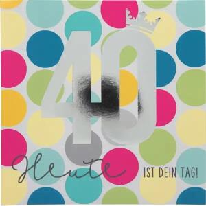 Zahlenkarten mit Musik  40. Geburtstag, Motiv 38, Depesche
