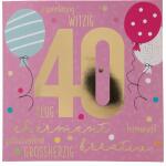 Zahlenkarten mit Musik  40. Geburtstag, Motiv 39, Depesche