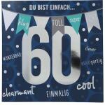 Zahlenkarten mit Musik  60. Geburtstag, Motiv 47, Depesche