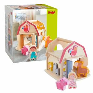 HABA Sortierbox Bauernhof  6 Teile, 1 Sortierbox, 6 Holzsteine, ab 12 Monate,