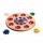 Pochbrett mit Spielchips  D29cm Holz, Spielbrett aus Hevea-Holz, Spielchips in 4 Farben aus, Kunststoff, Durchmesser 10 mm, Kartenspiel nicht enthalten,, ab 10 Jahren, Philos
