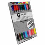 Filzstifte be.safe Duo  Marker 10er