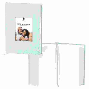 Foto Notizbuch A5 mint  192 Seiten dotted grid, in Offwhite,, Rössler