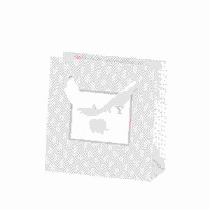 Geschenktasche Baby Girl  12x12x6cm, Rössler