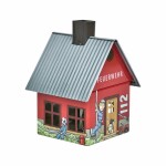 Räucherhaus aus Metall  Feuerwehr