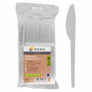 Kunststoffmesser Mehrweg  18,5cm PS 50er, HEKU