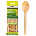 Holzfaserkaffeelöffel  Mehrweg 12,5cm 10er, HEKU