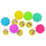 Plopp Up Ball 6cm  Silikon 6fach sortiert, gelb, lila,...