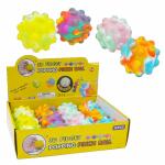Plopp Up Ball 6cm bunt  Silikon 4fach sortiert, ab 3...