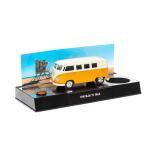 Adventskalender VW Bulli  T1 orange/weiß, detailgetreues VW-Bulli-Modell,, hochwertige Kunststoff-Basis mit Soundmodul, Franzis