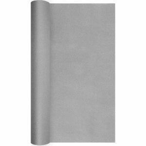 Tischläufer 40cmx4,9m  Uni silber, Home Fashion