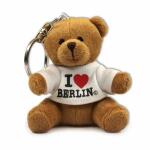 Schlüsselanhänger  Plüschbär braun
