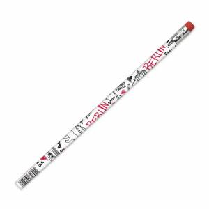 Bleistift Berlin weiß