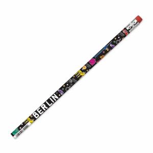 Bleistift Scribble Berlin  schwarz